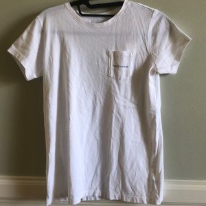 White players vineyard vines T-shirt kids size XL/16